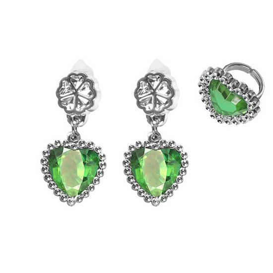 Tiana & Tinkerbell Green Cosplay Jewelry Set