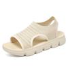 Women's Summer Breathable Hollow Sandals - Soft Sole, Comfortable Mom Shoes