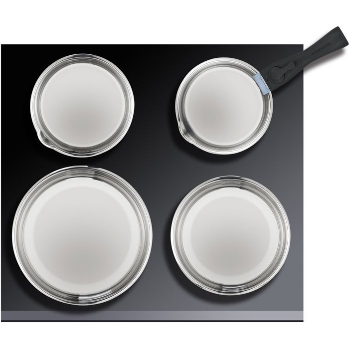 Batterie de cuisine - induction - ARTHUR MARTIN - AM0006 - acier inoxydable 18/10 - 10 pièces - poignée amovible