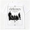 Unisex letnia koszulka zespołu rockowego Deftones bawełniana z okrągłym dekoltem Pony Drip Street Luksusowa odzież Luksusowa odzież Kopia uliczna
