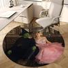 Wizard of Oz,Witch Costume Chair Mat Round Rug Office Carpet, Machine Washable, Non Slip, Suitable for Living Rooms, Bedrooms