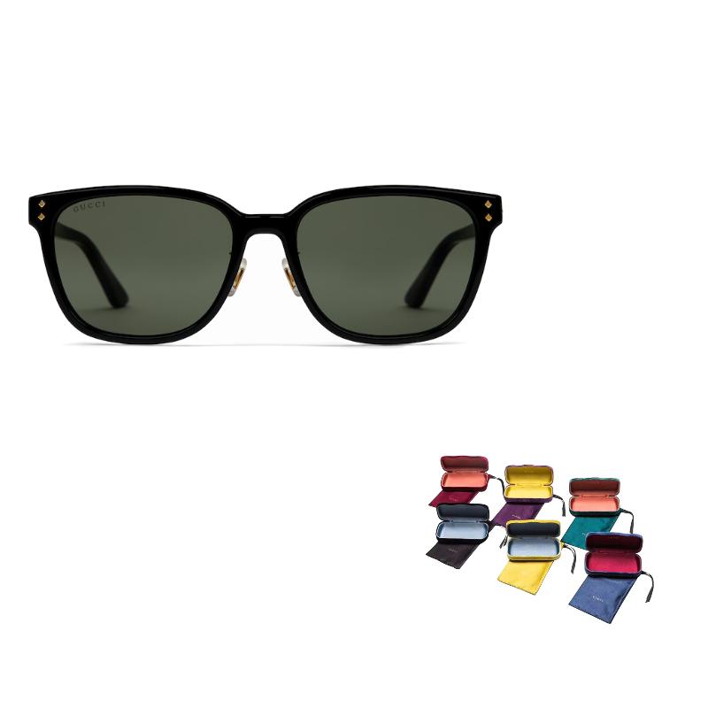 

GUCCI Frame Logo Acetate Metal Irregular Sunglasses Men s Black F чёрный