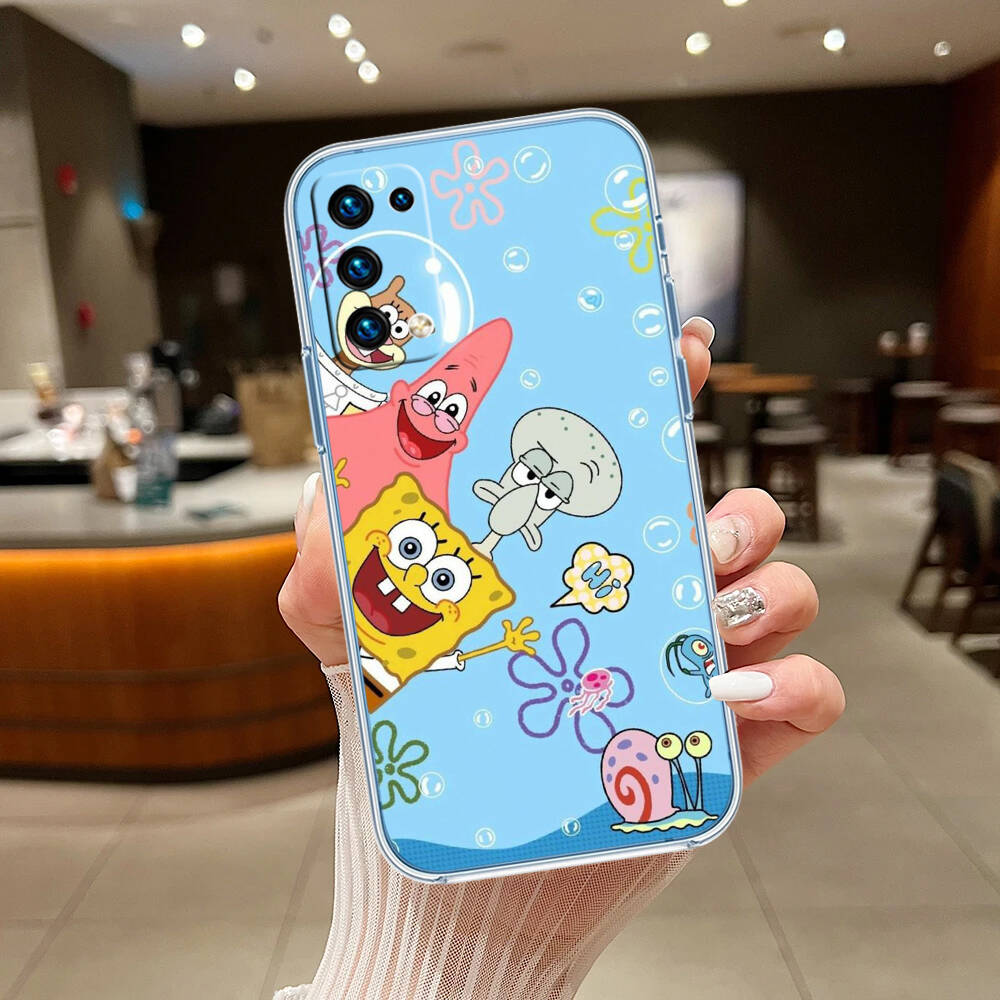 SpongeBob Patrick Star Phone Case for Motorola Edge 20 30 S30 40 50 Fusion Lite Plus Pro Neo Ultra One Hyper Power Action Zoom Macro Vision
