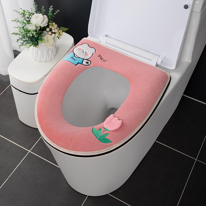 "All-Season Portable Zipper Toilet Seat Cushion"