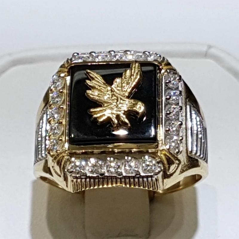 Golden Eagle Mann Ring