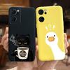 For Oppo Find X5 Lite / Find X5 Pro Phone Case Soft Matte Liquid Silicone Cute Animals Painting Bumper On FindX5 Lite x5Pro Capa