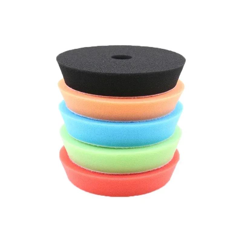 5 Pcs/lot 6 Inch Car Polishing Disc Sponge Wool Wheel Polishing Pad For Car Polisher Drill Adapter Self-Adhesive Buffing Waxing