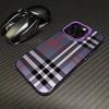 Luxury Classic Check Pattern Phone Case for Samsung Galaxy A17 A07 A16 A06 A35 A55 A25 A34 A24 A26 A04 4G 5G Matte Cover