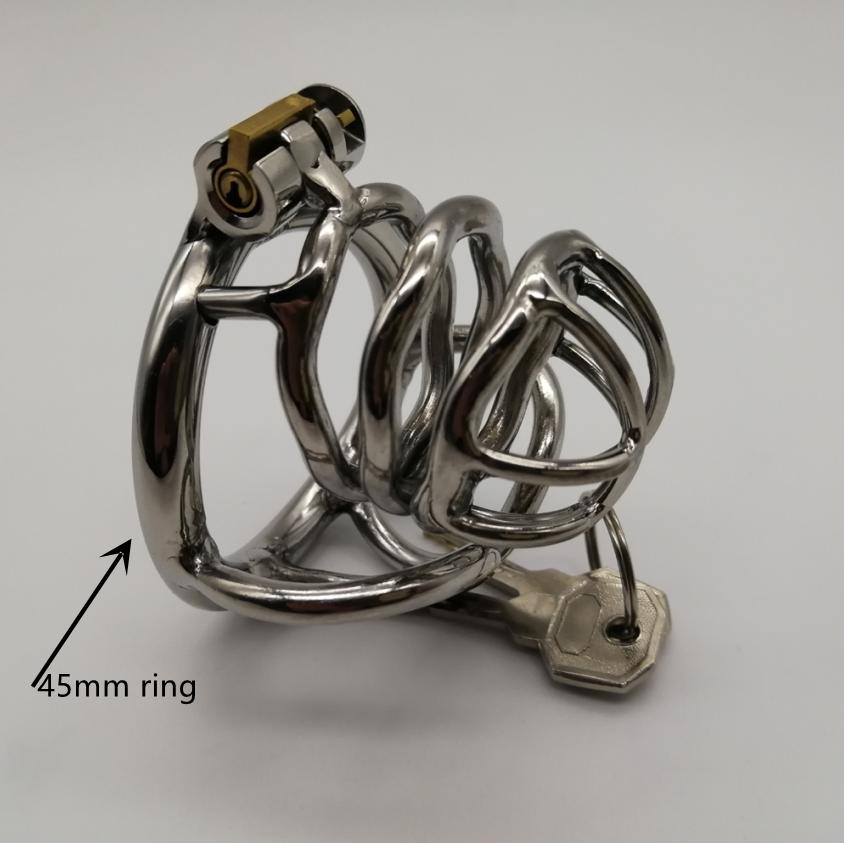 Prévenir les relations sexuelles extraconjugales, Cage à coq, dispositif de chasteté masculine en acier inoxydable, serrure à pénis, anneau pénien, ceinture de chasteté, jouet sexuel, M128