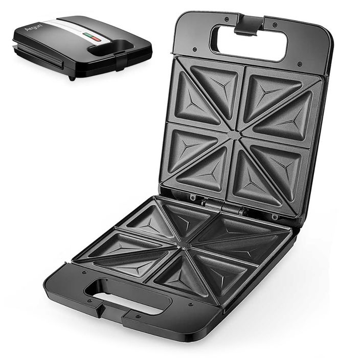 Appareil à sandwichs - DAM - Sandwichera x4 - 1400W - Antiadhésif - Compact