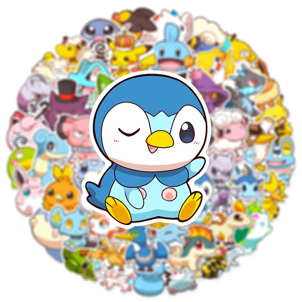 10/30/50PCS Anime Cute Stickers Graffiti Decoration DIY Skateboard Phone Fridge Bike Cartoon Decals Fun for Kid Toy Gift