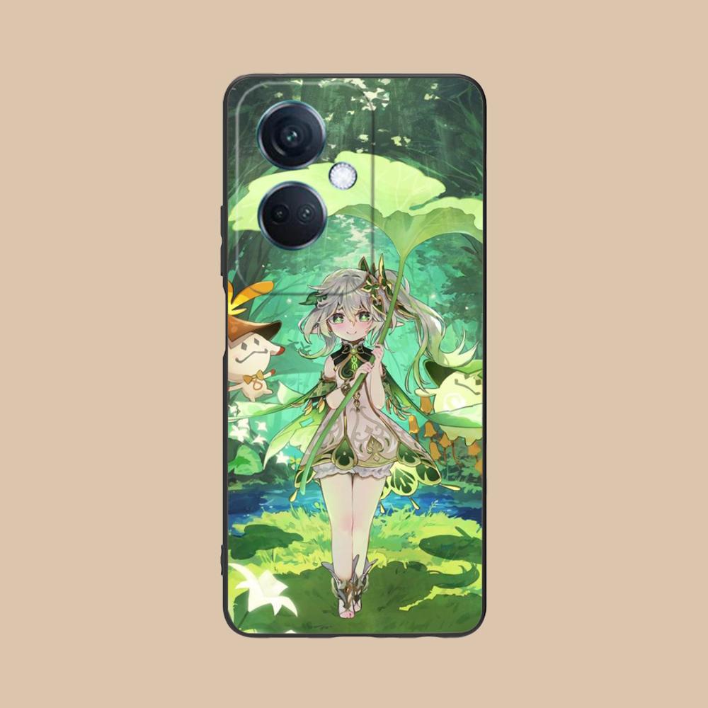 Game GI Nahida Matte TPU Mobile Phone Case for OPPO Find X9 X8 X7 X6 X5 X3 X2 Plus s Pro Ultra Lite Colorful Printing Cover