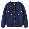 Children's Fashion Casual Cardigan Knitted Long Sleeve  Top