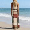 Robes d'été pour femmes Robe midi décontractée et fluide Robes d'été pour vacances à la plage Avec poches
