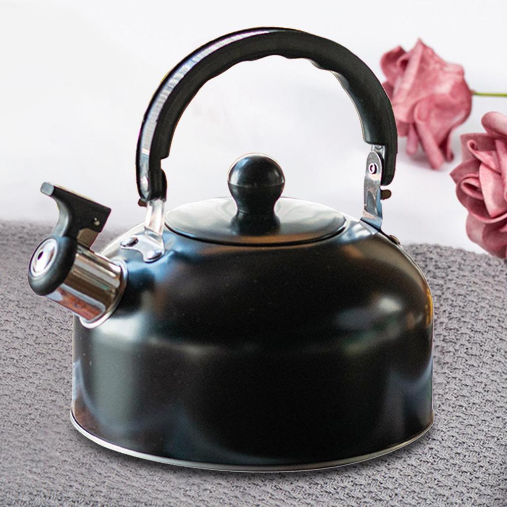 Whistle kettles stainless Steel anti rust beep Black