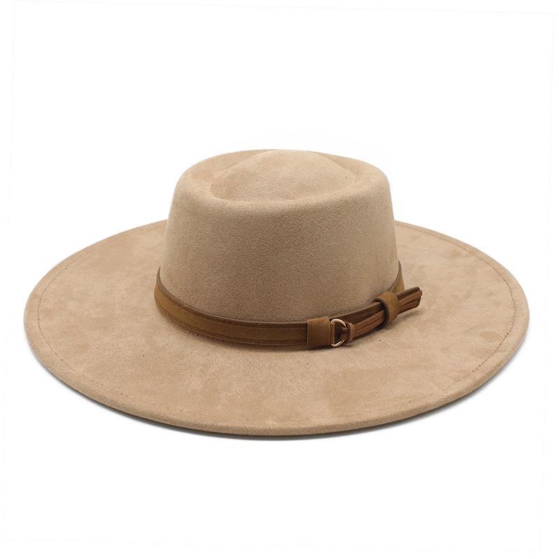 Cappello da Cowboy Stile Western da Donna con Ampio Bordo Protezione Solare Cappello Estivo da Esterno