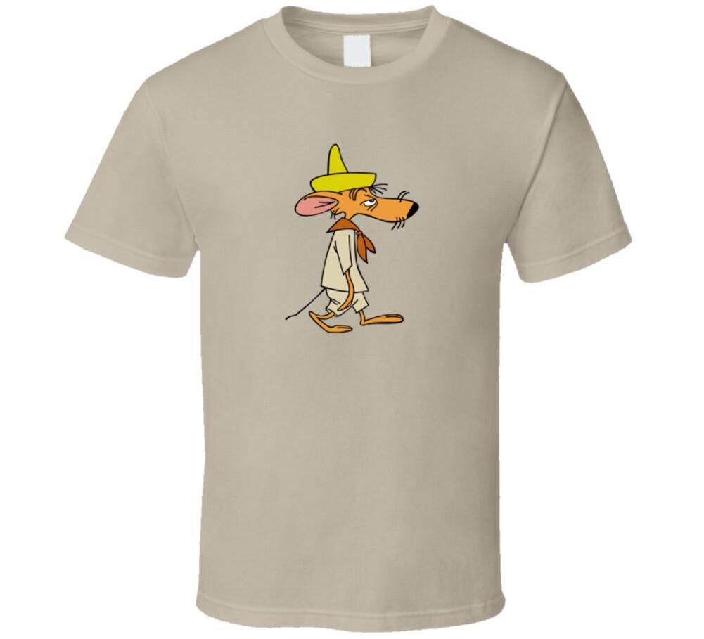 

Slow Poke Rodriguez Cartoon Mouse T Shirt Mens Womens Tees Top 4XL