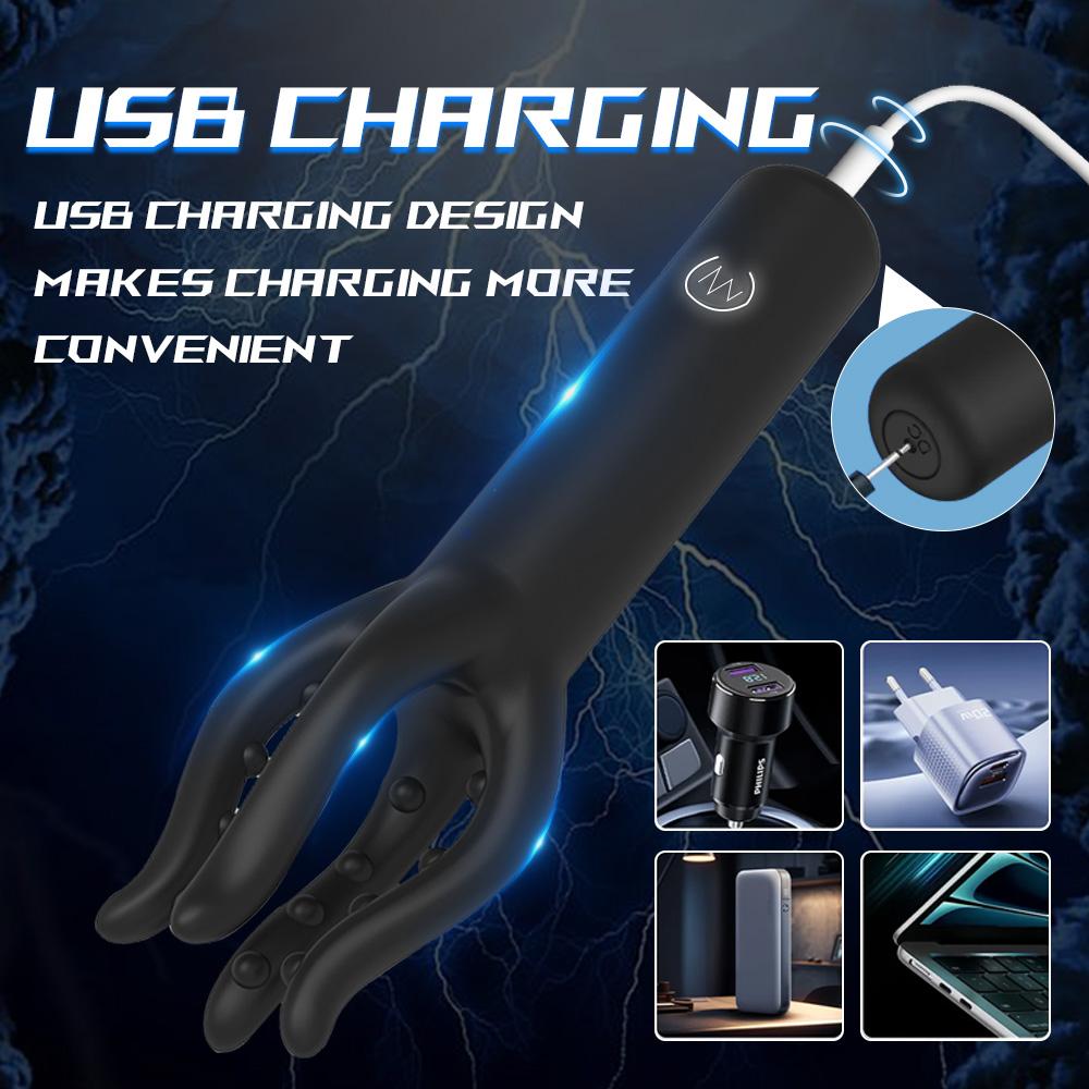 Penis Training Vibrator 360° Glan Wrapped Delay Exerciser Stimulate Masturbation Massager 10 Speed Sex Toy for Men  Pleasure