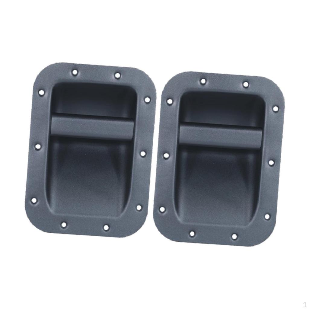2 Pieces Speaker Cabinet Handles Accessories Pull Side Handle Loaded Case Supplies Carry