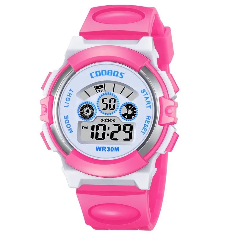 CE17 Kids Sport Digital Watch Electronic Wristwatch for a Girl Boy Children Luminous Child Boys Girls Baby Gift Waterproof