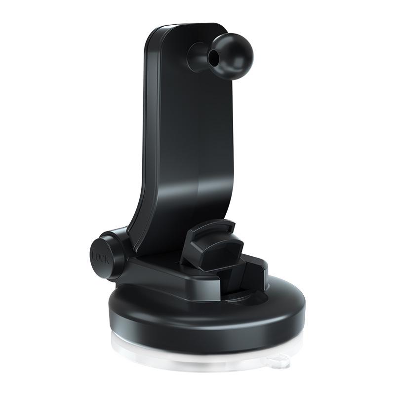 Rotating Magnetic Car Phone Holder: Foldable Dashboard Mount with Vacuum Suction.
