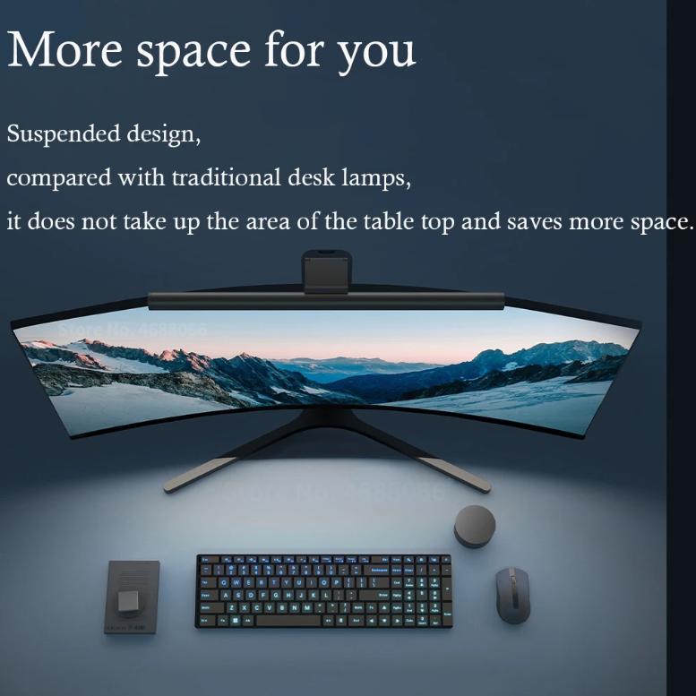 Xiaomi Hanging Light Bar Stepless Dimming Eye-Care LED Desk Lamp 1S Computer PC Monitor Screen LED Reading USB Powered Lamp