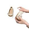Mary soft leather evening wind rare shoes gentle soft sole single shoes French 2025 leather shoes flat sole word new grandma shoes