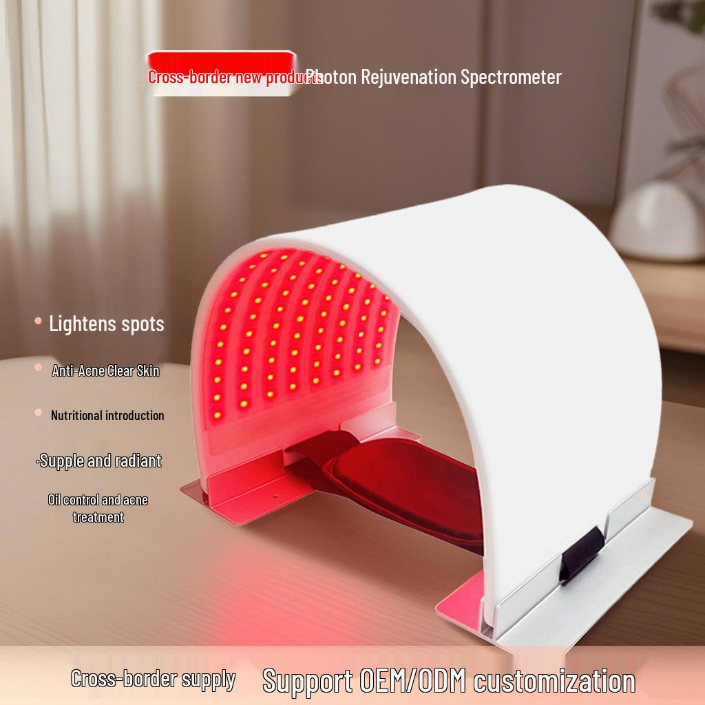 7-Color Silicone PDT LED Photon Skin Rejuvenation Panel with Red Light Waist Belt