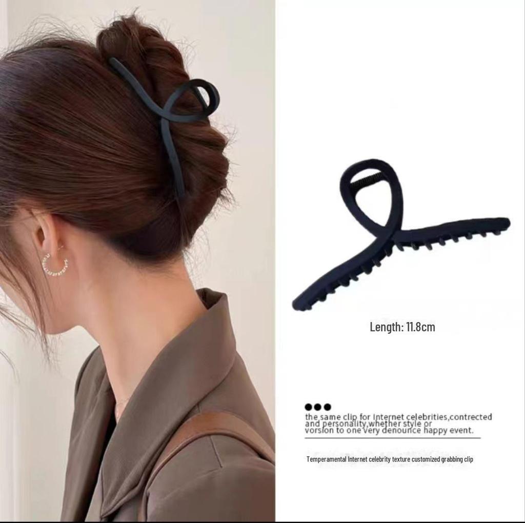 Premium Metal Hair Clip for Women - Large Summer Shark Clip, Unique Design Hairpin