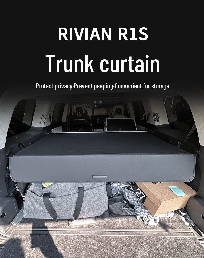 Retractable Cargo Cover for Rivian R1S Trunk