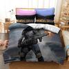 Juego de Ropa de Cama, Serie Mandalorian Tamaño Funda Nórdica de Tres Piezas