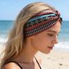Damen Boho Gedrehte Turban-Kopfbander, Breites Dickes Design für Training, Yoga & Täglichen Gebrauch