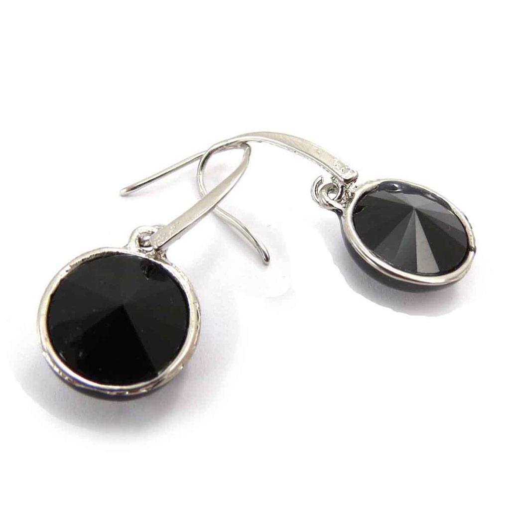 Les Trésors De Lily [J7843] - Boucles Créateur 'Sissi' noir