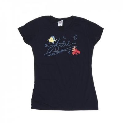 Womens/Ladies The Little Mermaid Ariel Cotton T-Shirt