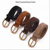 Women's Spring Style Genuine Leather Suede Belt - Versatile, Fashionable, Casual