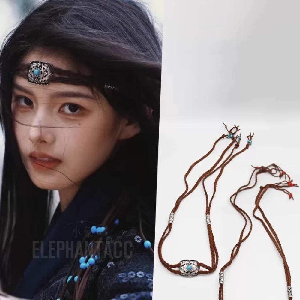 Hanfu Headwear Ethnic Style Headband Retro Tibetan Dance Hair Accessories  Women Man