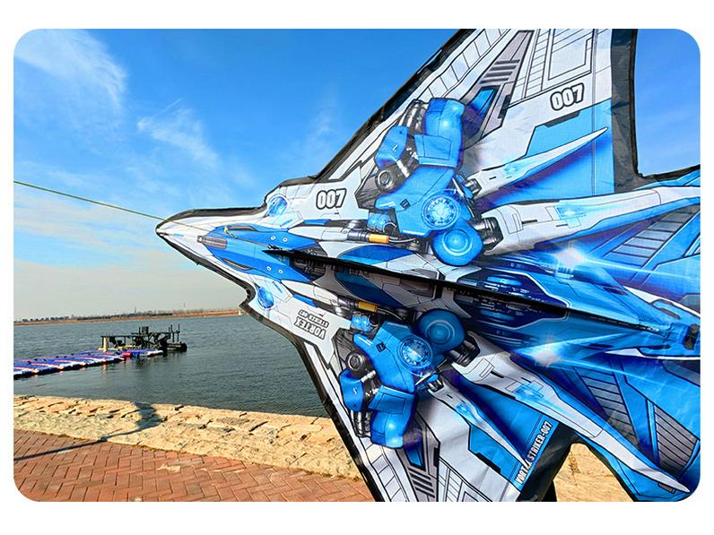 Weifang Children's Vortex Raider Kite: Easy-to-Fly Jet Rocket for Outdoor Fun