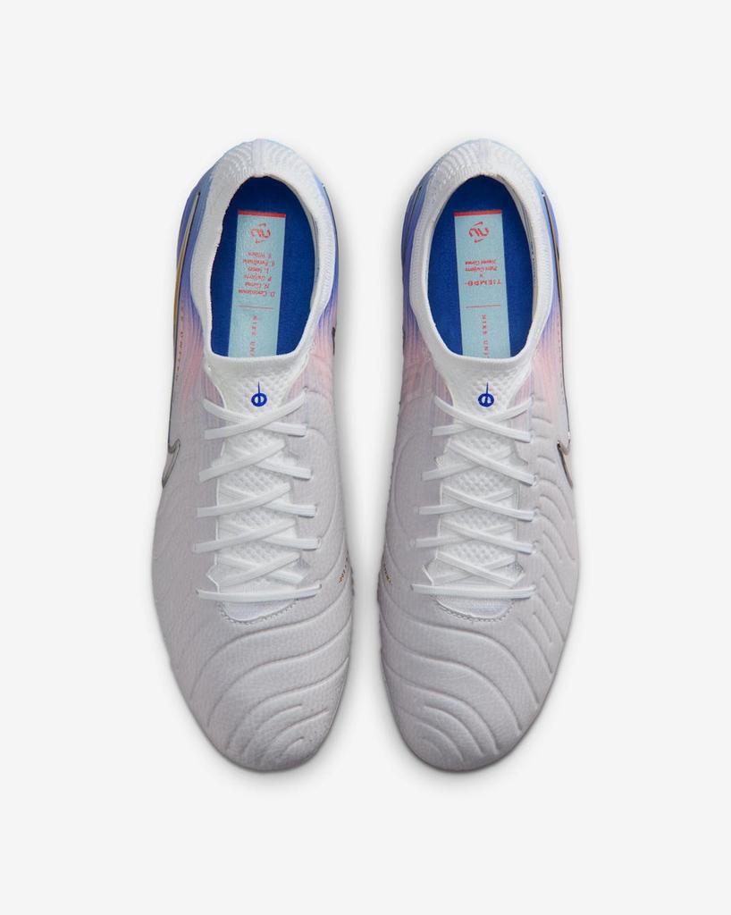 IB2467-001 Nike United Tiempo Legend 10 Elite FG Vast Grey Racer Blue (Men's)