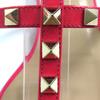 Excellent Valentino Garavani Sandals Rockstud ankle strap patent leather pink  Used