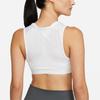 Nike Letter Print Medium Support Sports Bra Women Underwear White DM0644-100