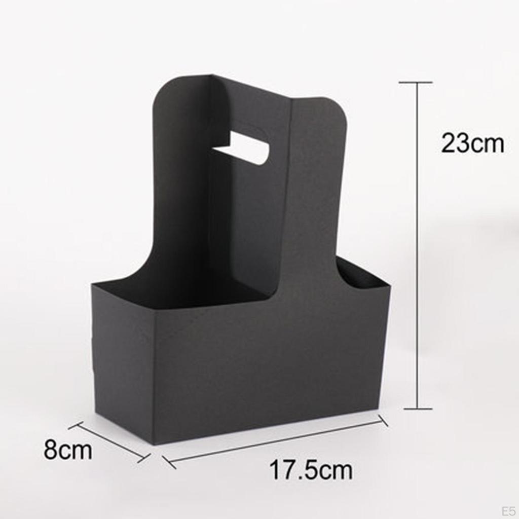 10 Pack Cup Drink Carrier with Handle for Coffee Holder Foldable Carriers Bubble Tea And Juice