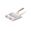 Xiaocaiya Beige 3-in-1 Non-Stick Breakfast Frying Pan