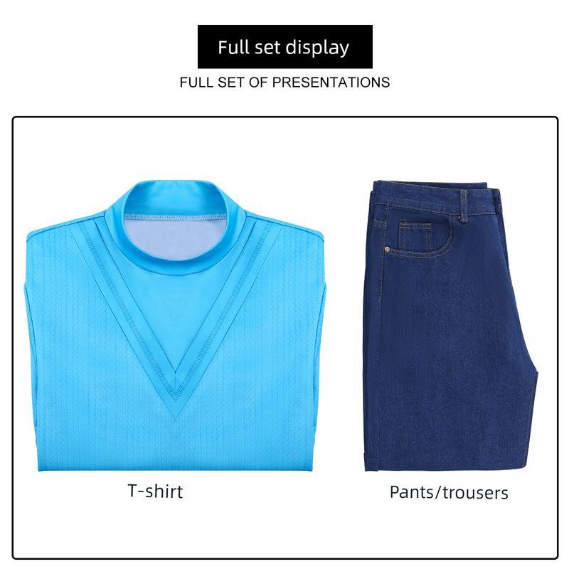 Minecraft Cosplay Costume Steve Stage Game Performance Costume Minecraft Halloween New Costume Anime Style My World - Steve XS