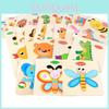 Premium Quality Wooden Puzzle Educational Developmental Baby Kids Training Toy With Fashion Style