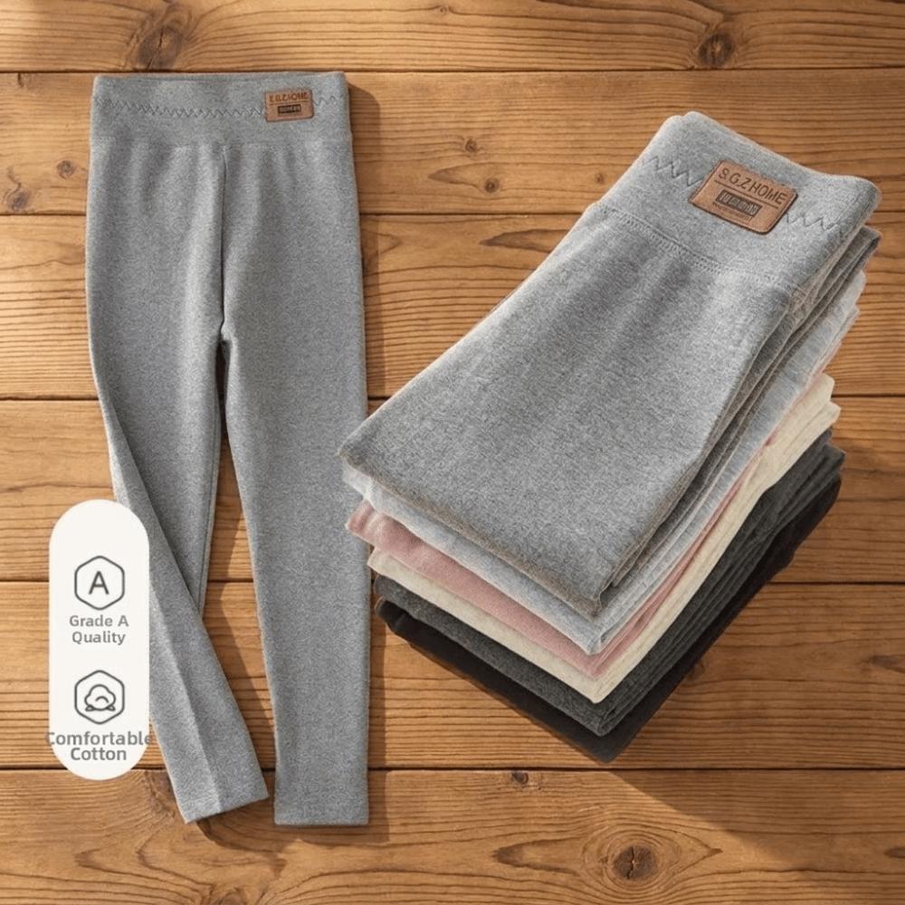Solid Color Stretchy Tights Soft Kids Bottoms Korean Style Long Pants  For Girls