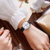 OLEVS Watch Waterproof Ladies Popular Arm Watch Quartz Watch Quartz Fashion Business Stylish Watch Silver Dial Cute Watch Leather Band White Silver