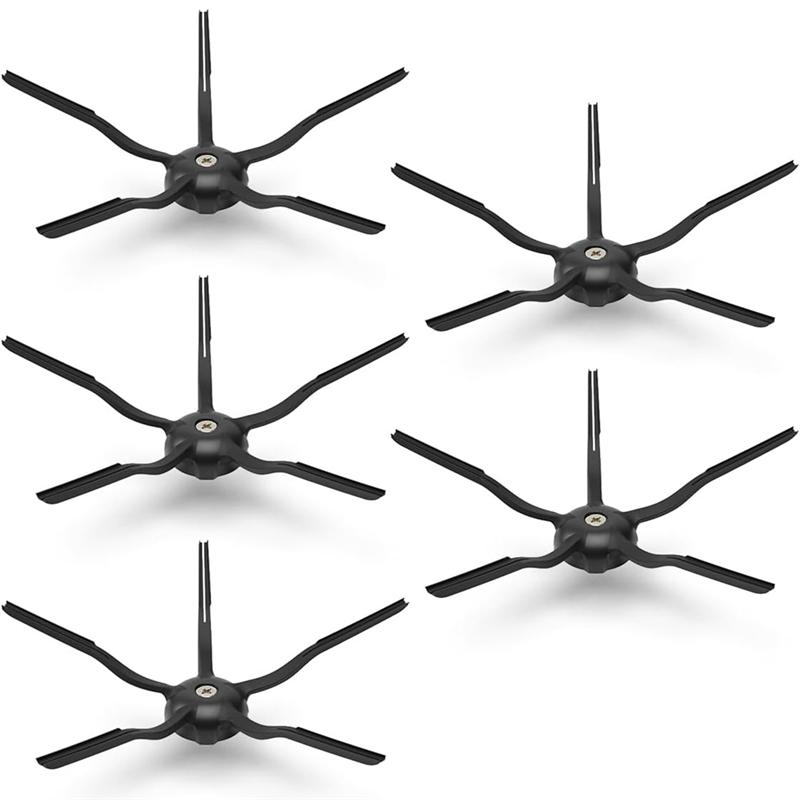 

A65T-For Roborock All Compatible 5 Pack Replacement Side Brush 5 Arms Edge-Sweeping Brushes Accessories For Vacuum Cleaners