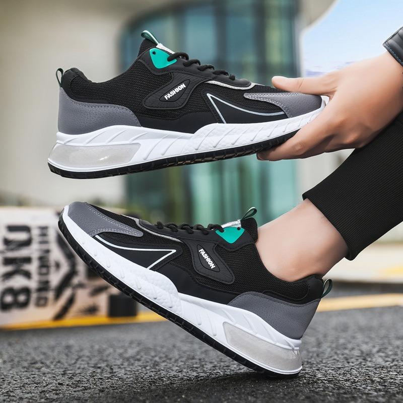 New Mesh Shoes Men's Sports Shoes Lightweight Running Shoes Soft-soled Trendy Shoes Casual Versatile Men's Shoes