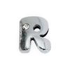 170pcs 8mm Silver Color Fat Slide Letter Charms Slider Alphabet A-Z For Leather Mesh Bracelet Keychain Necklace Jewelry Making