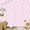 Wallpaper Flowers powder pink and white, powder pink background 50x1000